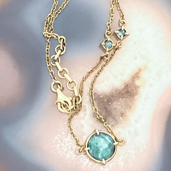 Gold aventurine necklace healing stone - Picture 2 of 8